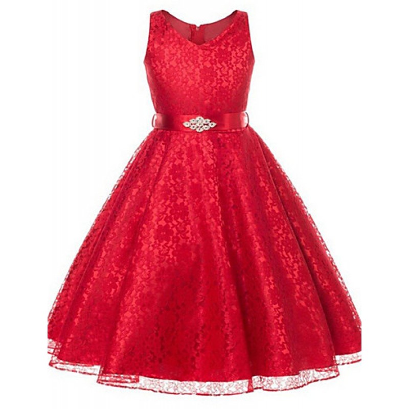 Girl's Party/Cocktail Dress,Polyester Summer / Spr...