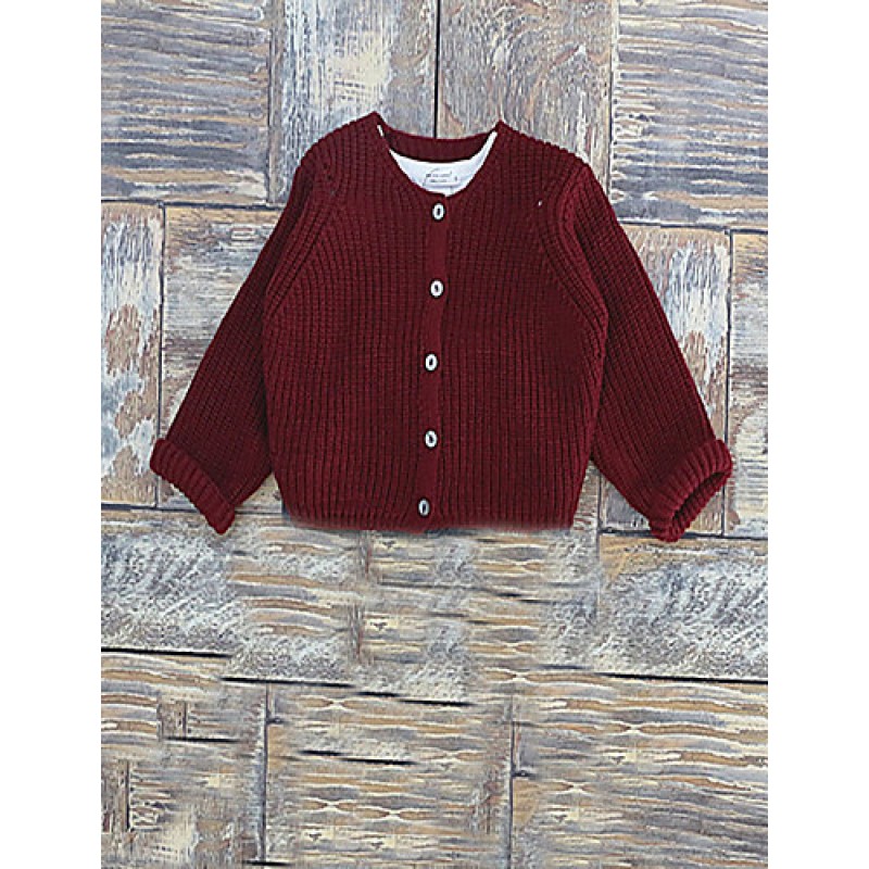 Girl's Casual/Daily Solid Sweater & CardiganCo...