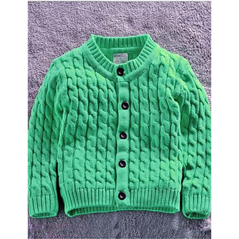 Girl's Casual/Daily Solid Sweater & Cardigan,C...