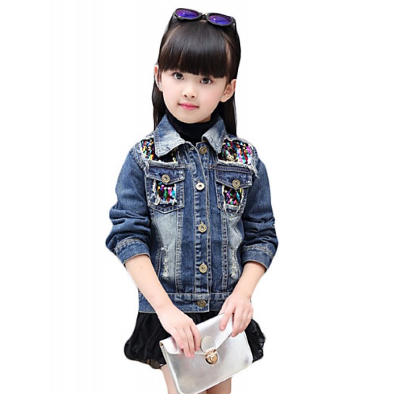 Girl's Casual/Daily Solid Suit & Blazer,Linen ...